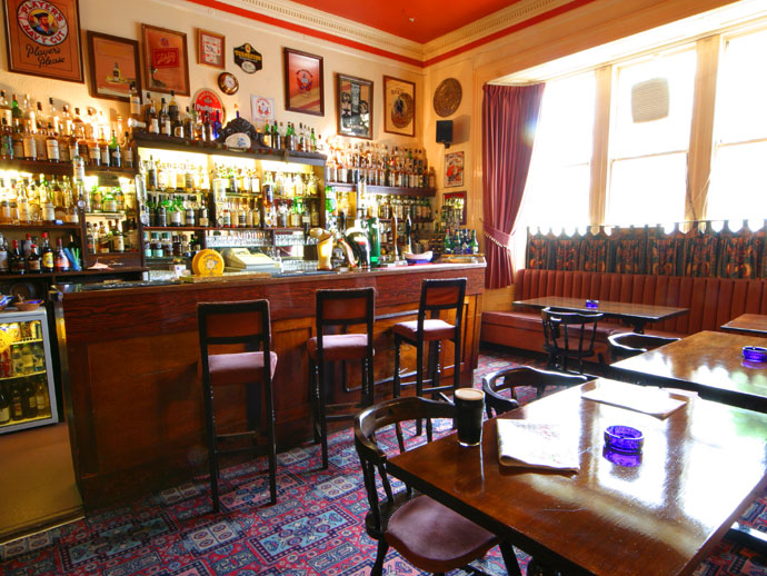 Our bar where you can enjoy one of over 200 whiskys!