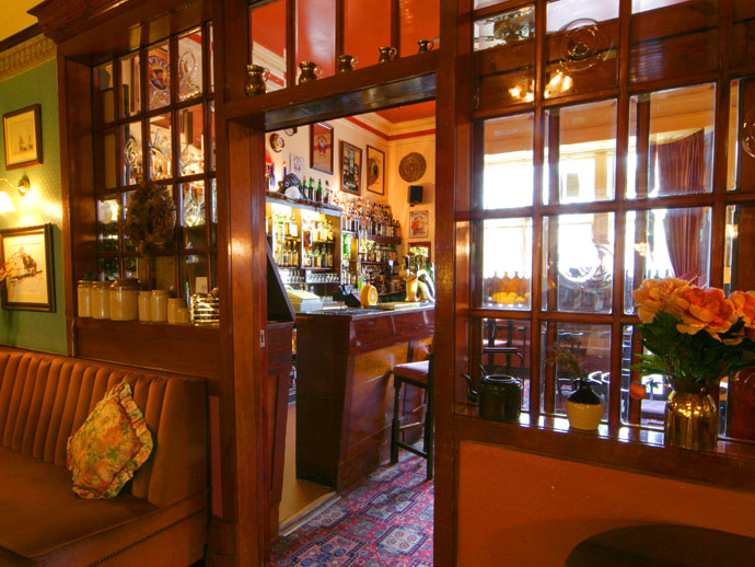 Through to the bar