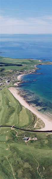 Aerial view of Machrihanish